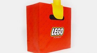 Uma sacola de Lego para você andar por aí