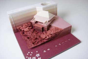 Omoshiroi Block, um bloco de notas que revela pequenas esculturas