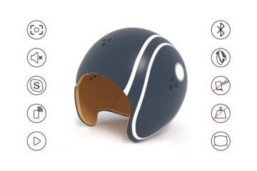 Helmfon, o capacete-bolha que te ajuda a manter o foco
