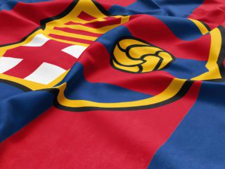 fc barcelona flag