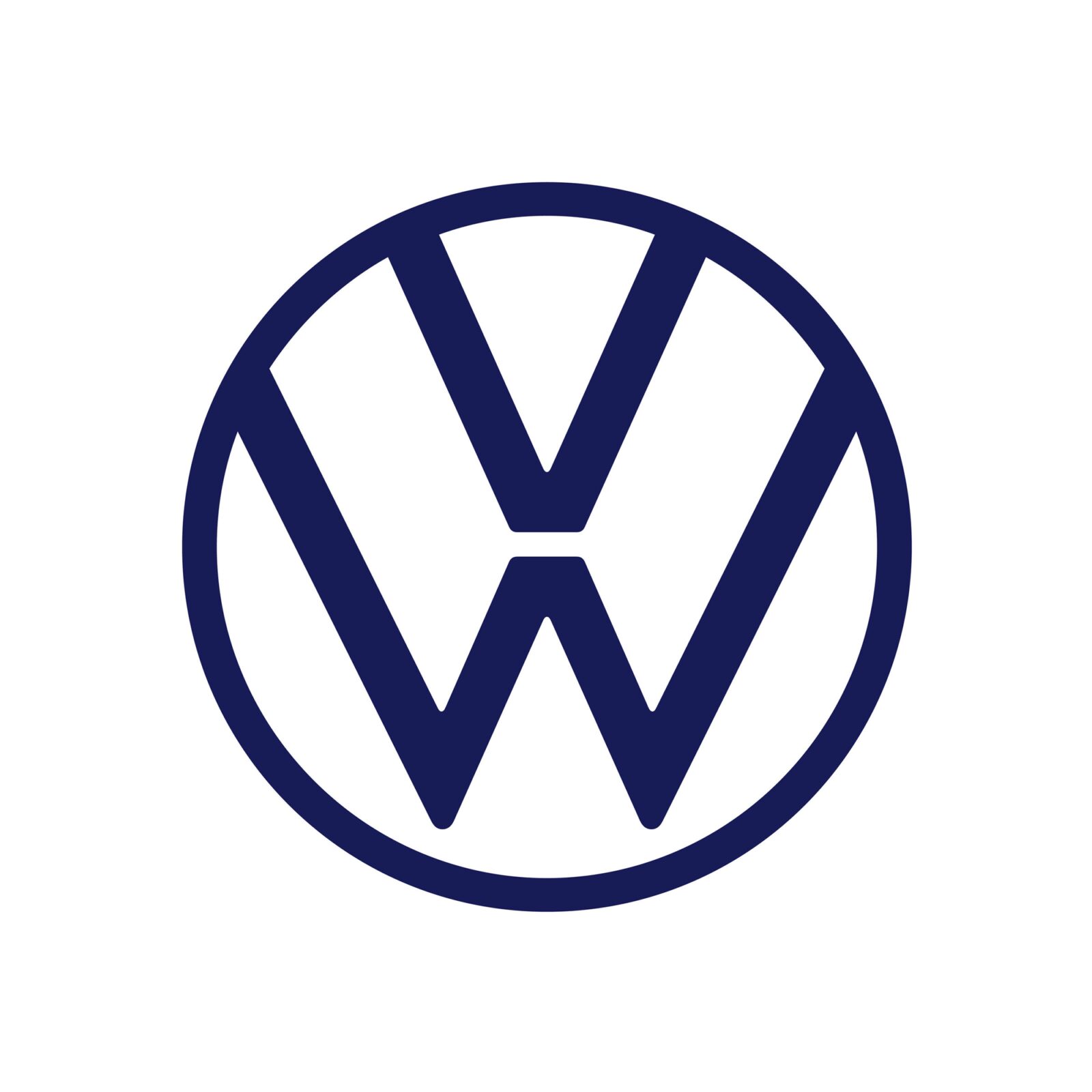 O novo logo da Volkswagen