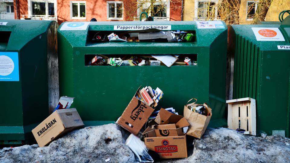 Suécia fica sem lixo