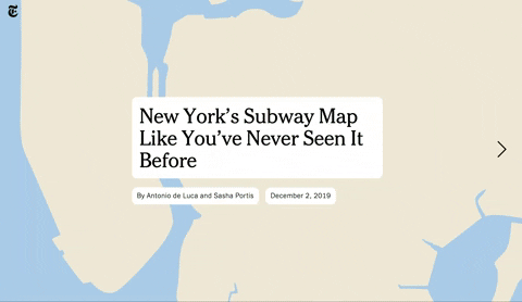 Como o icônico mapa do metrô de Nova York foi projetado?