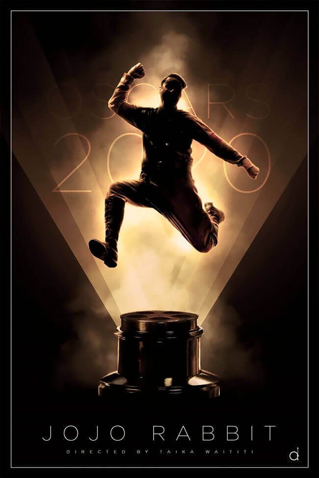 The Oscar Nominees 2020 Noir Poster