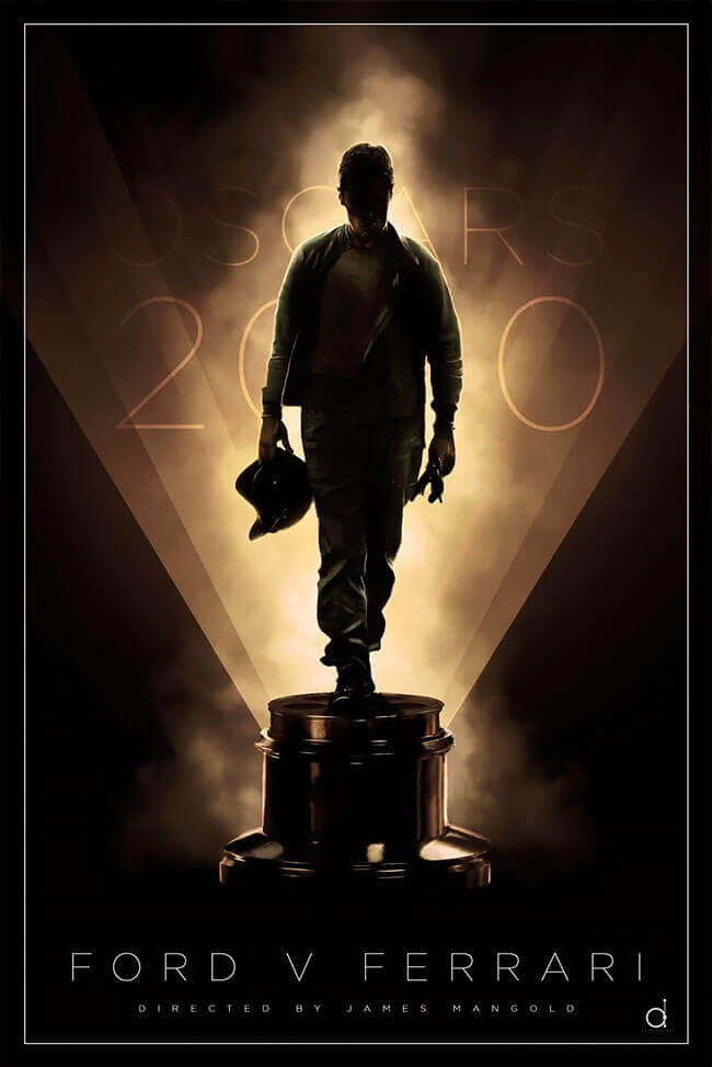 The Oscar Nominees 2020 Noir Poster