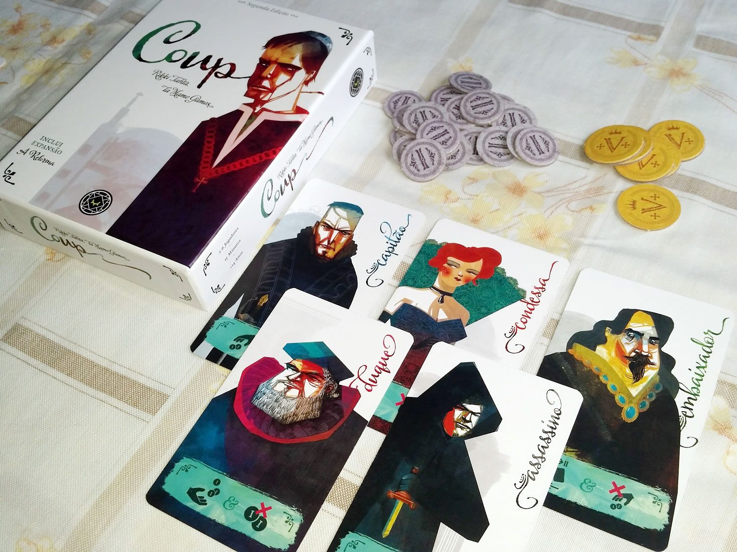 Coup, uma treta em forma de jogo de cartas