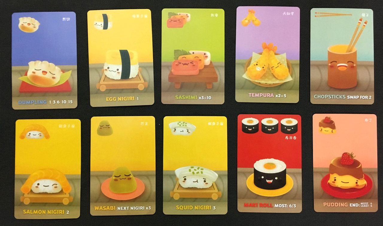 Sushi Go, um jogo de cartas saboroso