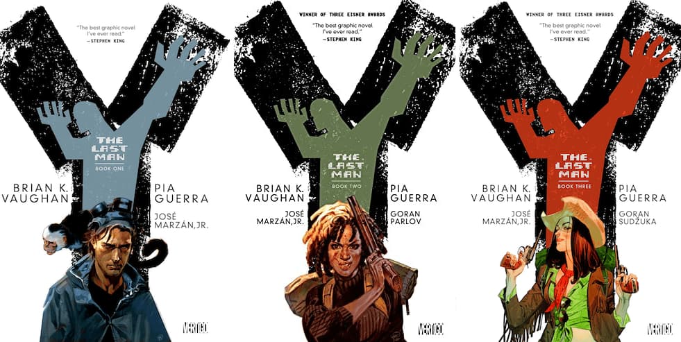y the last man deluxe edition covers 1