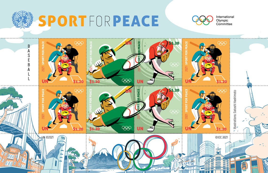 As 6 séries de selos oficiais do Comitê Olímpico Internacional