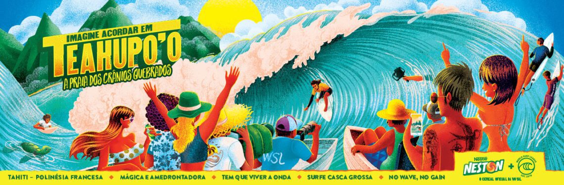 Neston lança latas colecionáveis com praias de surfe