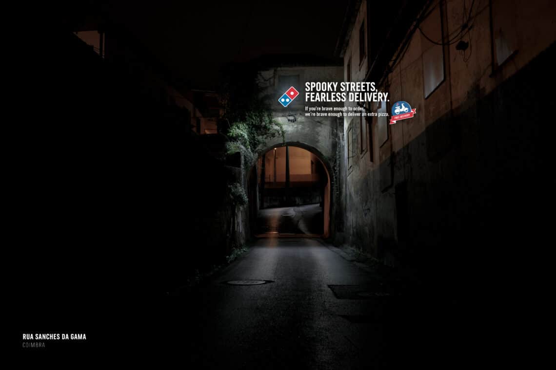A Domino’s não tem medo das ruas mais spooky de portugal