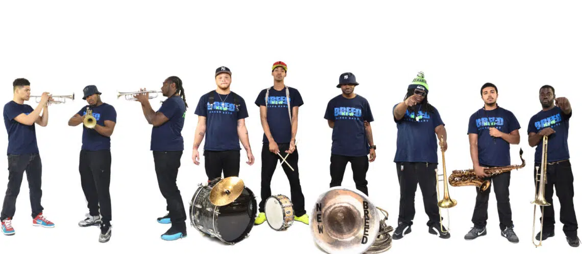 Banner New Breed Brass Band